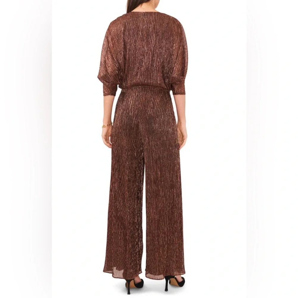 Chaus New York V-Neck Wide Leg Jumpsuit Size XL - Picture 2 of 8